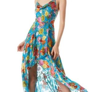 ALICE & OLIVIA CHRISTINA HIGH LOW DRESS